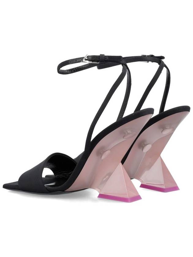 The Attico Cheope Black And Pink Sandals - THE ATTICO - BALAAN 4