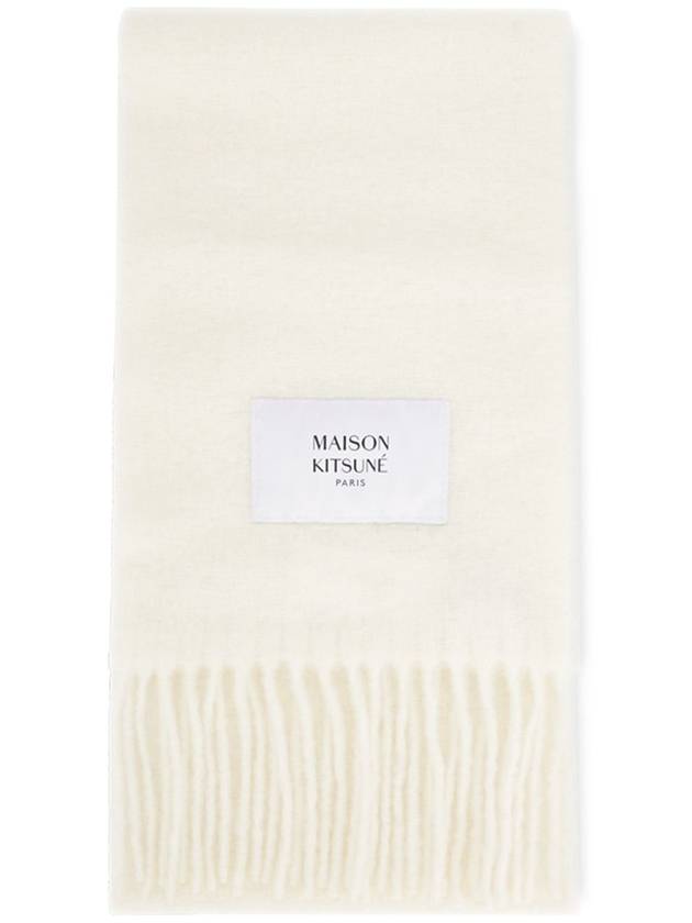 Men s Logo Milk Muffler LM06206WA0022 MK - MAISON KITSUNE - BALAAN 3