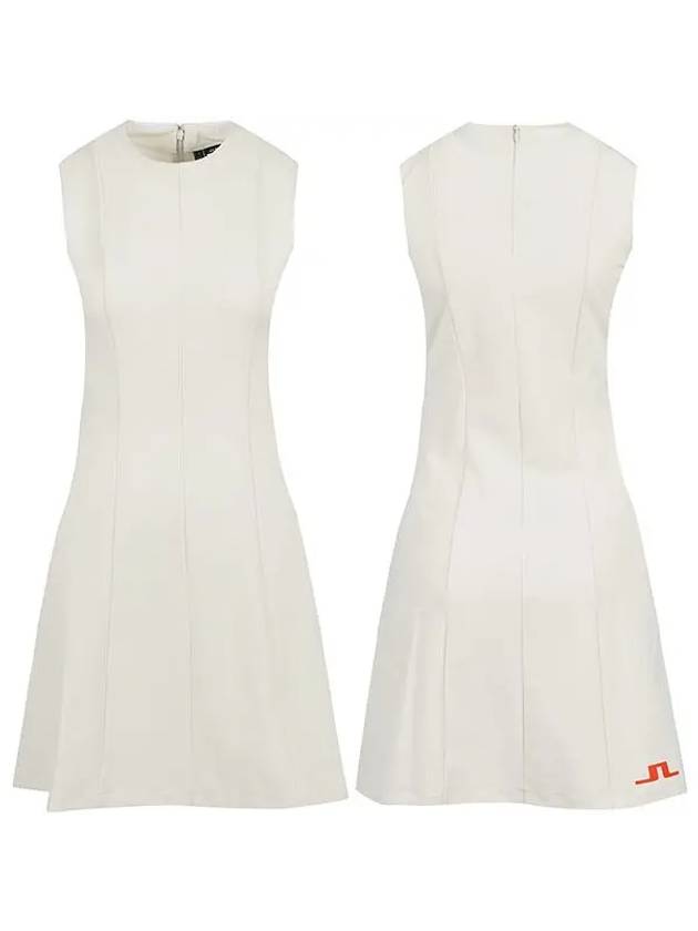 Golf Jasmin Short Dress Almond Milk - J.LINDEBERG - BALAAN 3