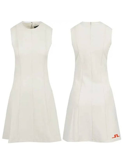 Golf Jasmin Short Dress Almond Milk - J.LINDEBERG - BALAAN 2