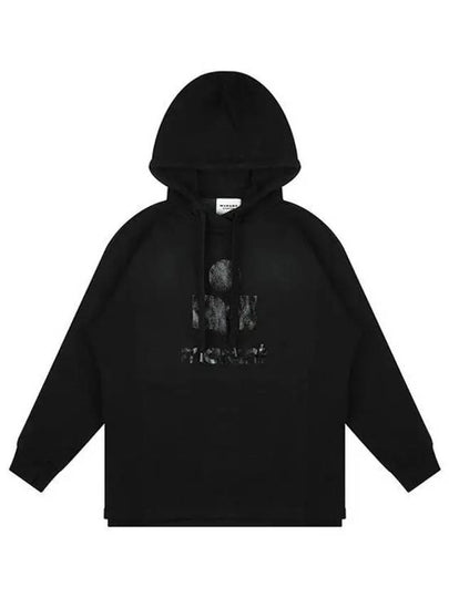 Marly Logo Hoodie Black - ISABEL MARANT - BALAAN 2