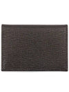 Gancini Card Wallet Black - SALVATORE FERRAGAMO - BALAAN 3