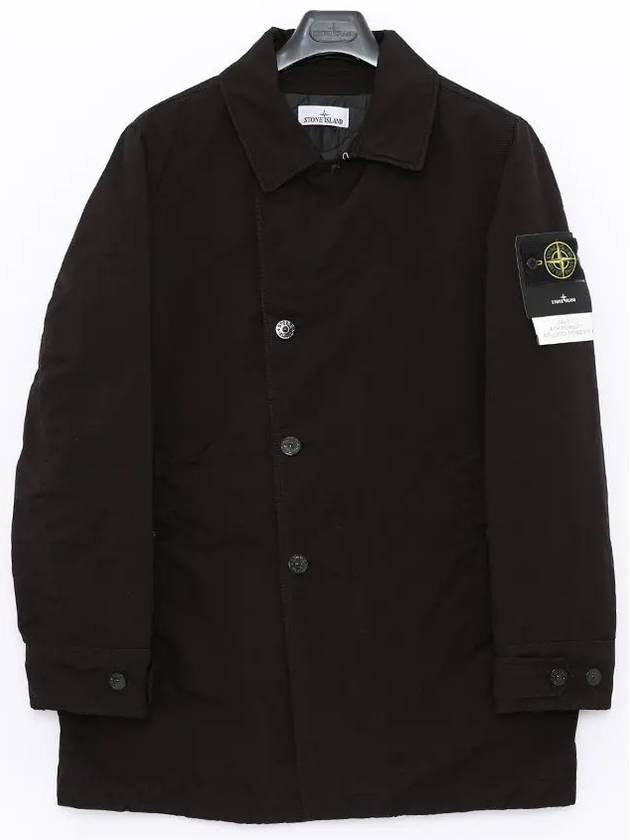 Wappen Patch Single Breasted Jacket Black - STONE ISLAND - BALAAN 2