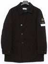 Wappen Patch Single Breasted Jacket Black - STONE ISLAND - BALAAN 4