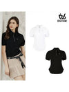 zip-up puff sleeve Y-collar short-sleeved T-shirt DD2WTS106WH - DUVIK - BALAAN 2