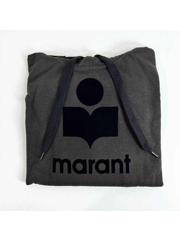 Mansel Logo Hoodie Black - ISABEL MARANT ETOILE - BALAAN 7