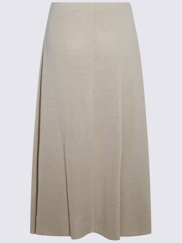 The Row Beige Linen Skirt - THE ROW - BALAAN 2