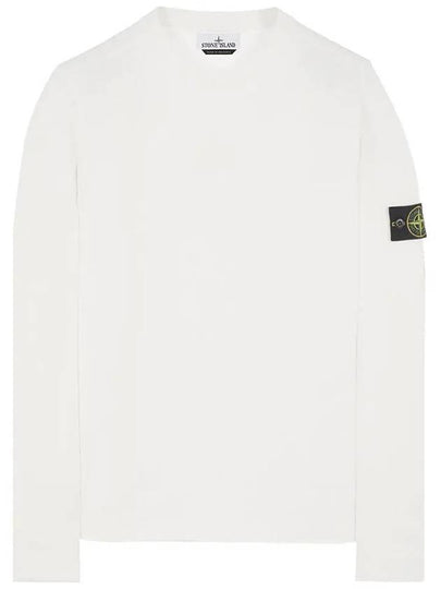 Raw Hand Cotton Crewneck Knit Top White - STONE ISLAND - BALAAN 2