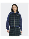 adidas tartan jacket navy green IX1040 - ADIDAS - BALAAN 2