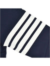 Classic V-Neck 4 Bar Stripe Cardigan Navy - THOM BROWNE - BALAAN 5