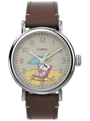 Timex Standard x Peanuts Quartz Men's Watch TW2V61200 - TIMEX - BALAAN 1