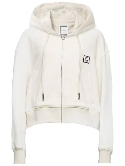 Women s back logo hooded zip up ivory - WOOYOUNGMI - BALAAN 2