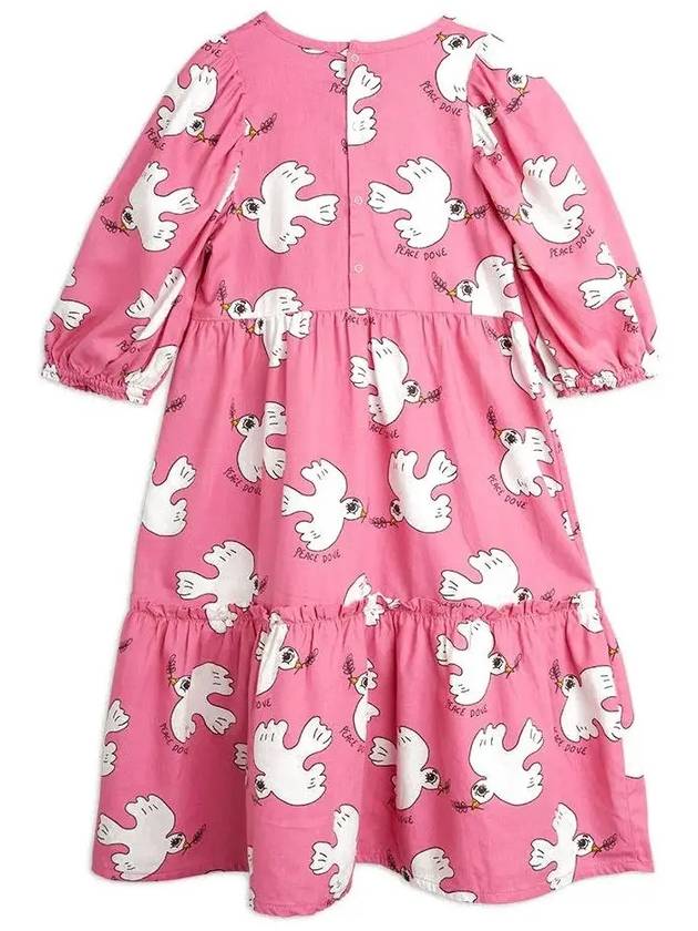 Kids Piece Dove Puff Dress Pink 21750135 28 - MINI RODINI - BALAAN 3