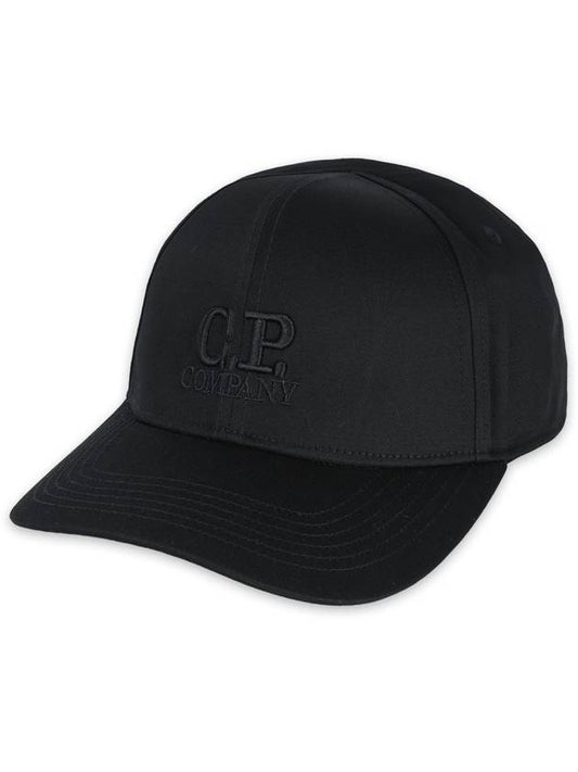 Embroidered Logo Ball Cap Black - CP COMPANY - BALAAN 2