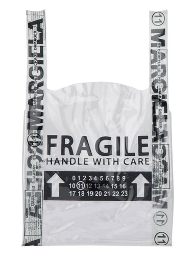 Fragile Number Logo PVC Tote Bag - MAISON MARGIELA - BALAAN 1