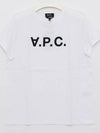 VPC Logo Short Sleeve T-Shirt White - A.P.C. - BALAAN 3