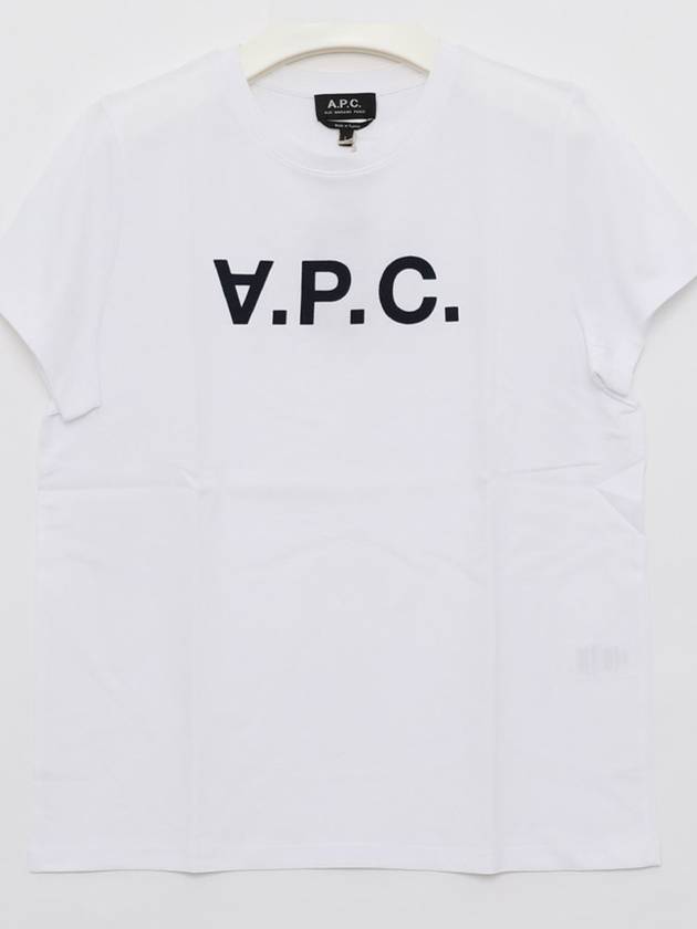 VPC Logo Short Sleeve T-Shirt White - A.P.C. - BALAAN 3