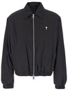 De Coeur Zip-Up Jacket Black - AMI - BALAAN 2