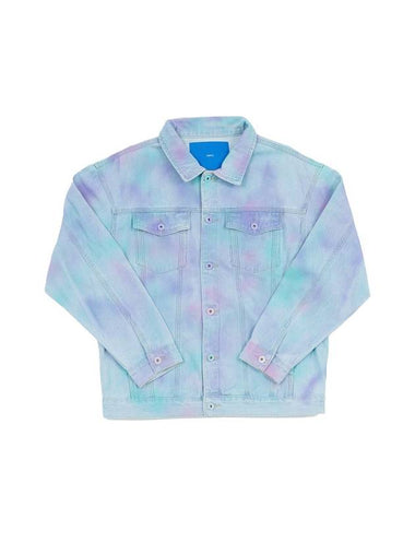 SPRAY ART DENIM JACKET - NBNC - BALAAN 1