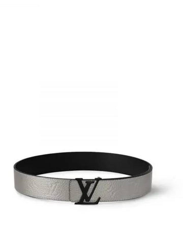 Belt LV Initial 40mm Reversible Silver M8261U - LOUIS VUITTON - BALAAN 1