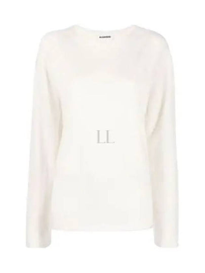 Women's Long Sleeve Knit Top White - JIL SANDER - BALAAN 2