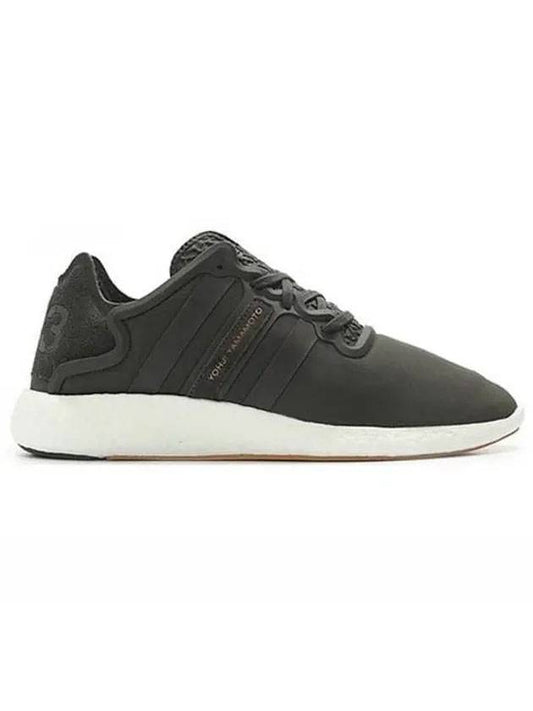 Yohji Low Top Sneakers Black Olive - Y-3 - BALAAN 1