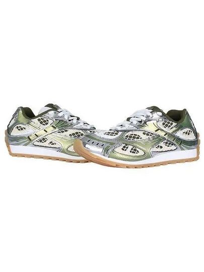 Orbit Mesh Rubber Low Top Sneakers Green - BOTTEGA VENETA - BALAAN 2