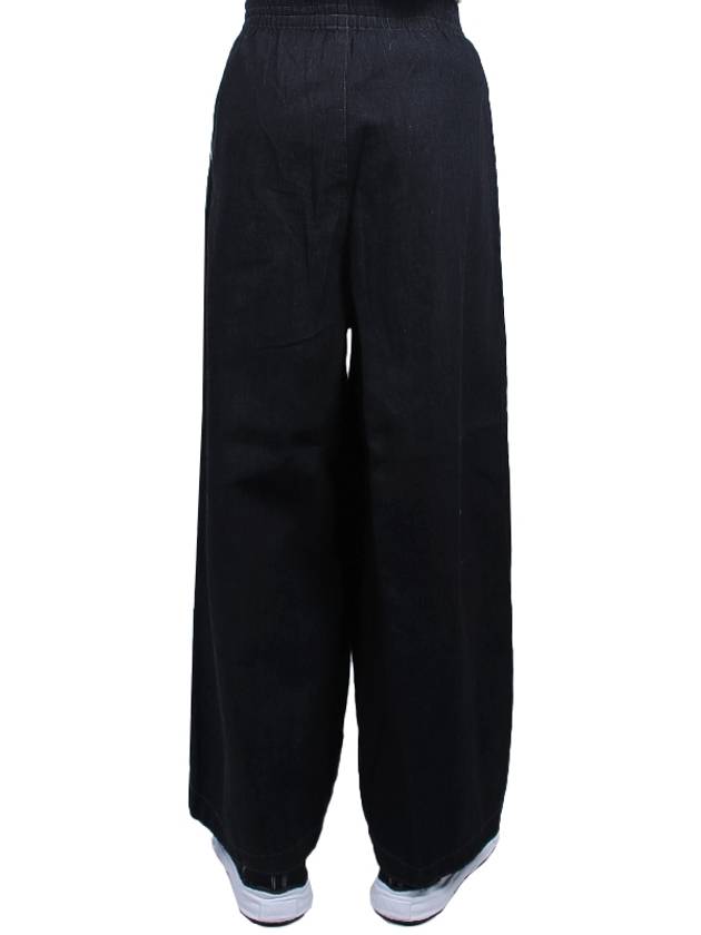 Men's HD 6OZ Denim Wide Pants Black - NEEDLES - BALAAN 6