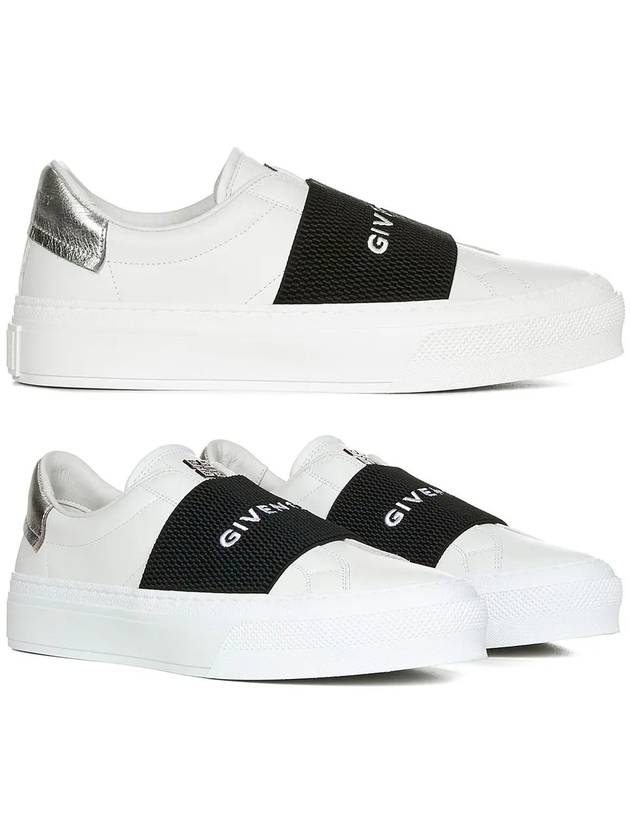 City Sports Logo Band Low Top Sneakers White - GIVENCHY - BALAAN 2