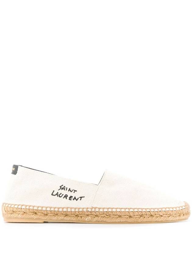 Logo Monogram Espadrilles Beige - SAINT LAURENT - BALAAN 5