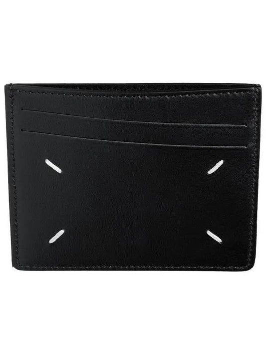 Stitch Diagonal Card Wallet Black - MAISON MARGIELA - BALAAN 2