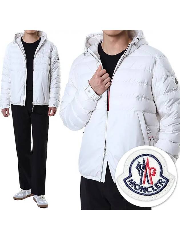 GLAREY logo patch goose down hood padded jumper 1A00070 549SK 031 - MONCLER - BALAAN 2