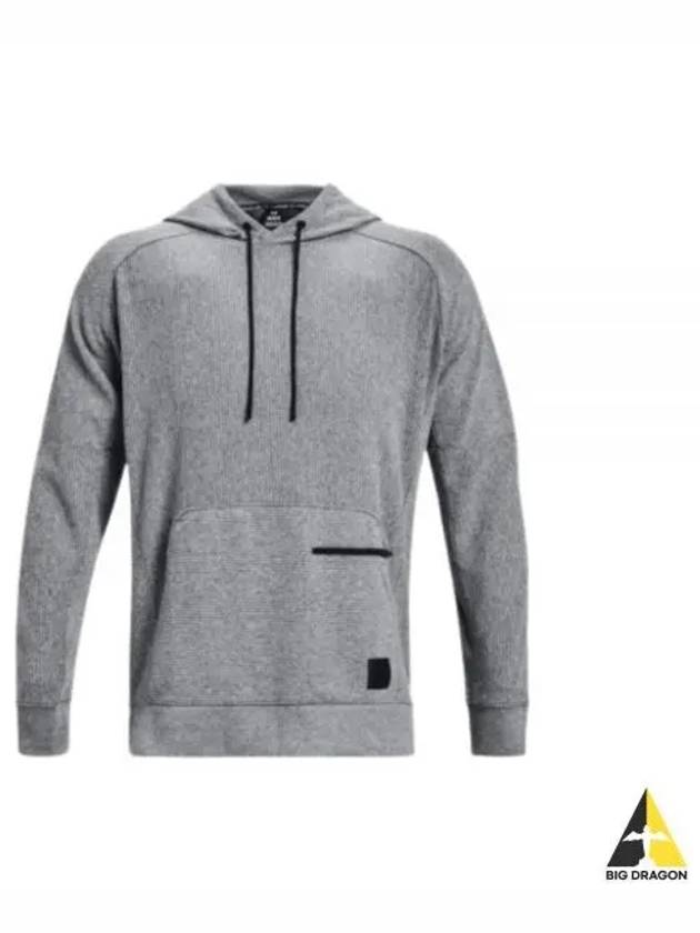 Men's UA Ottoman Fleece Hoodie Grey - UNDER ARMOUR - BALAAN 2