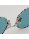 Sunglasses KZ40173U 16V round silver metal frame tinted lenses - KENZO - BALAAN 6