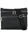 Gancini Pattern Leather Cross Bag Black - SALVATORE FERRAGAMO - BALAAN 3