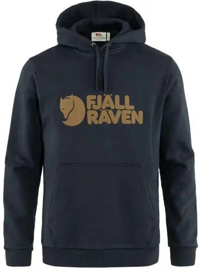 Men's Logo Hoodie Dark Navy - FJALL RAVEN - BALAAN 2