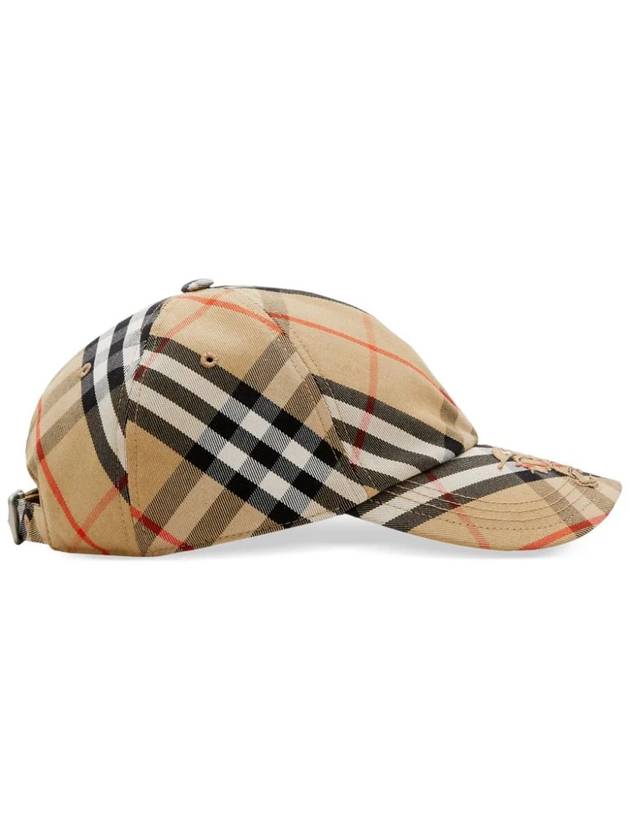 Vintage Check Base Ball Cap Beige - BURBERRY - BALAAN 3