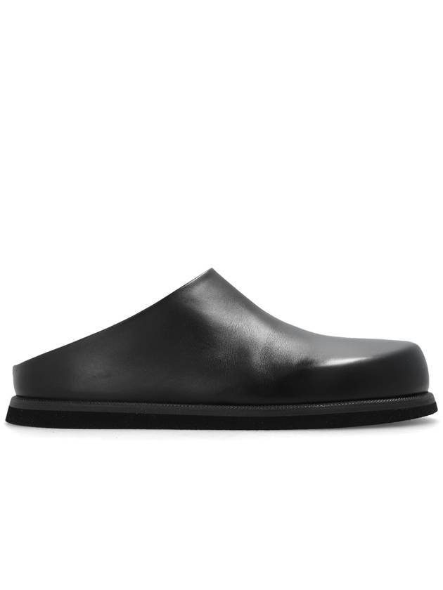 Marsell Leather Slides, Men's, Black - MARSELL - BALAAN 1