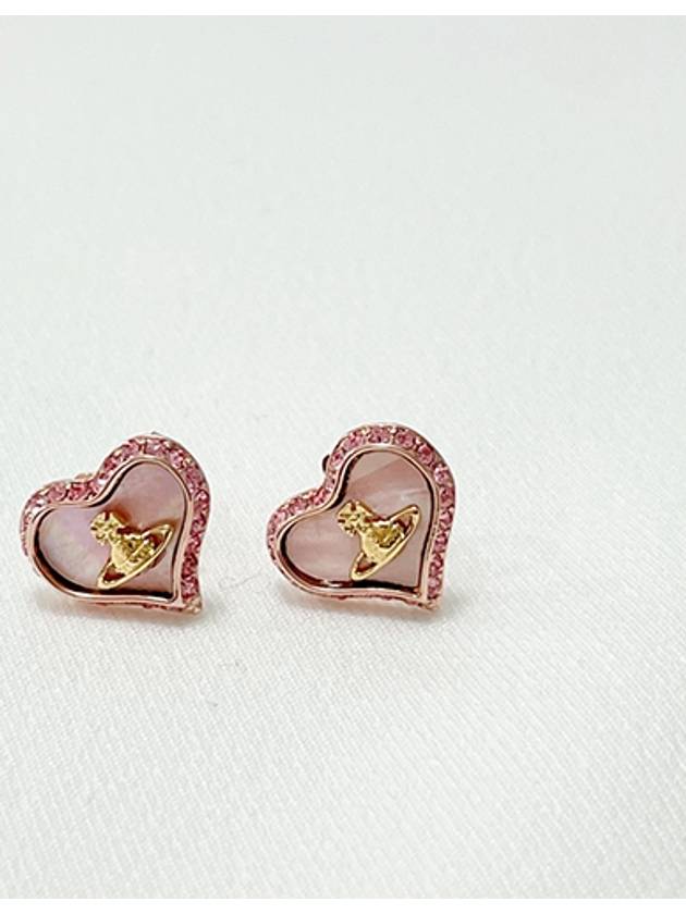 Petra Stud Earrings Rose Pink - VIVIENNE WESTWOOD - BALAAN 10