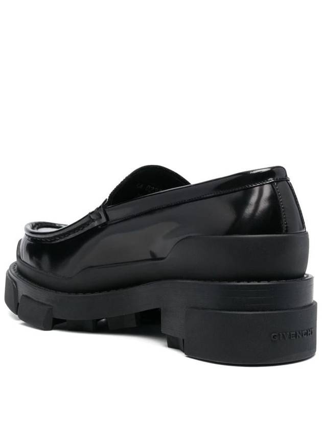 4G Terra Leather Loafers Black - GIVENCHY - BALAAN 3