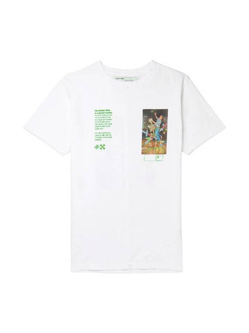 Men's Pascal Painting Slim Short Sleeve T-Shirt White - OFF WHITE - BALAAN 1