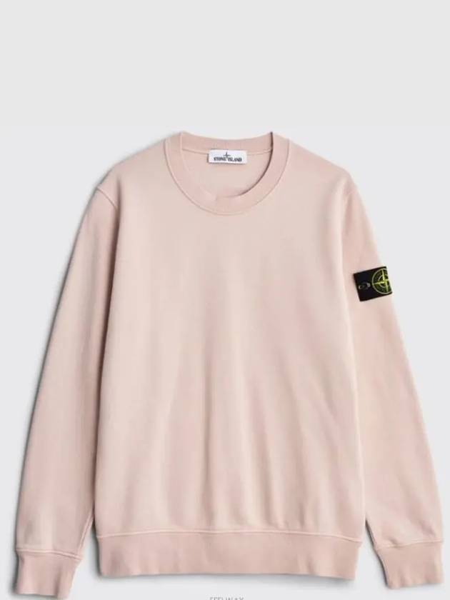 Stone Island Compass Waffen Sleeve Garment Dyed Sweatshirt Sweatshirt Pink - STONE ISLAND - BALAAN 1