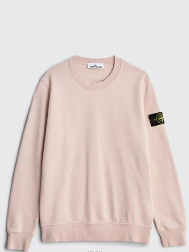 Stone Island Compass Waffen Sleeve Garment Dyed Sweatshirt Sweatshirt Pink - STONE ISLAND - BALAAN 1