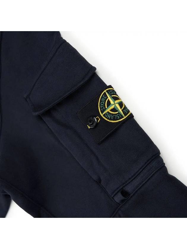 Waffen Patch Zipper Pocket Sweatshirt Navy - STONE ISLAND - BALAAN 5