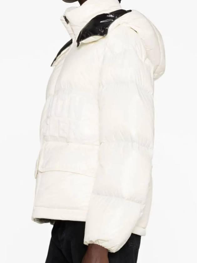 Applique Logo Abbaye Women s Down Jacket 1A00039 5963V 034 - MONCLER - BALAAN 4