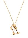 Cat Pendant Necklace Gold - ALIITA - BALAAN 2