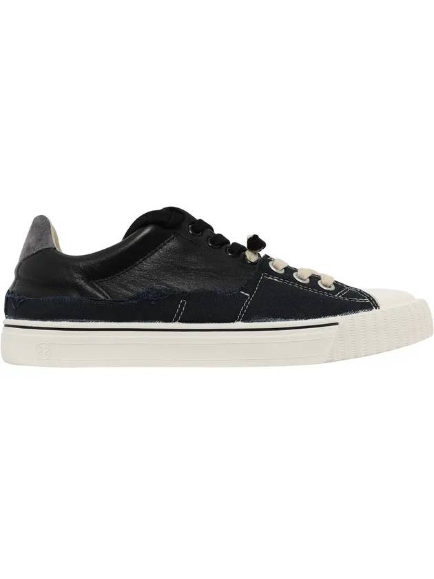 Men's Evolution Low Top Sneakers Black - MAISON MARGIELA - BALAAN 4