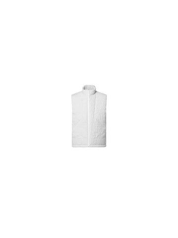 luxury clothing clothes all-over Vuitton snow down gilet 1AAU4I - LOUIS VUITTON - BALAAN 1