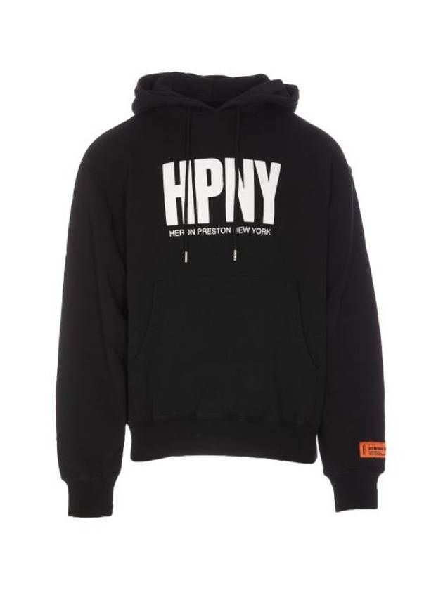 Hooded Sweatshirt HMBB024C99JER004 1001 Black - HERON PRESTON - BALAAN 2