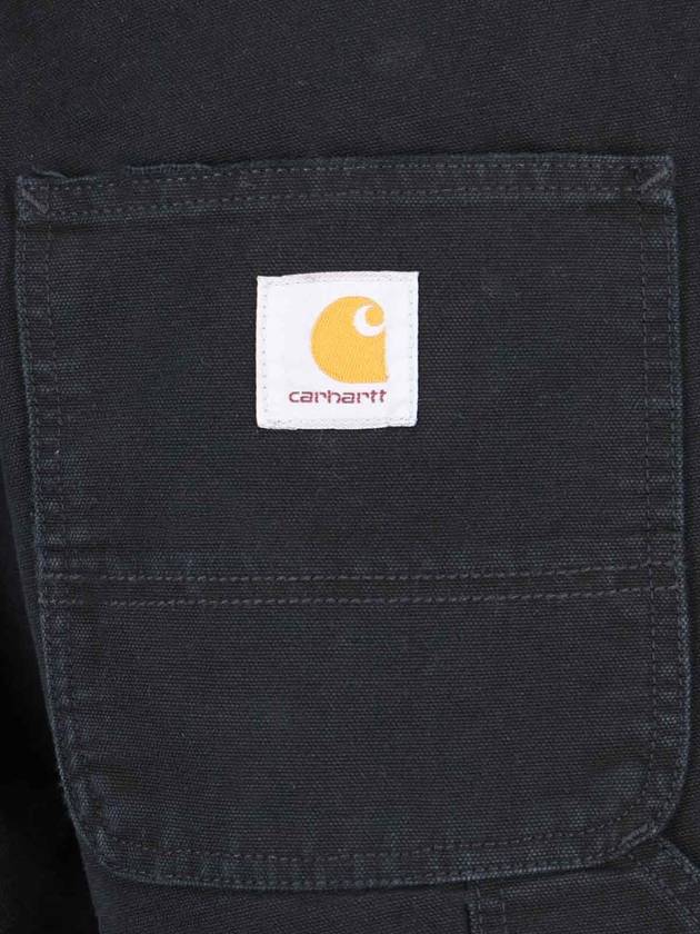 Dearborn Canvas Double Knee Straight Pants Black Aged Canvas - CARHARTT WIP - BALAAN 5